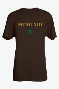 Roman Numerals Brown T-Shirt